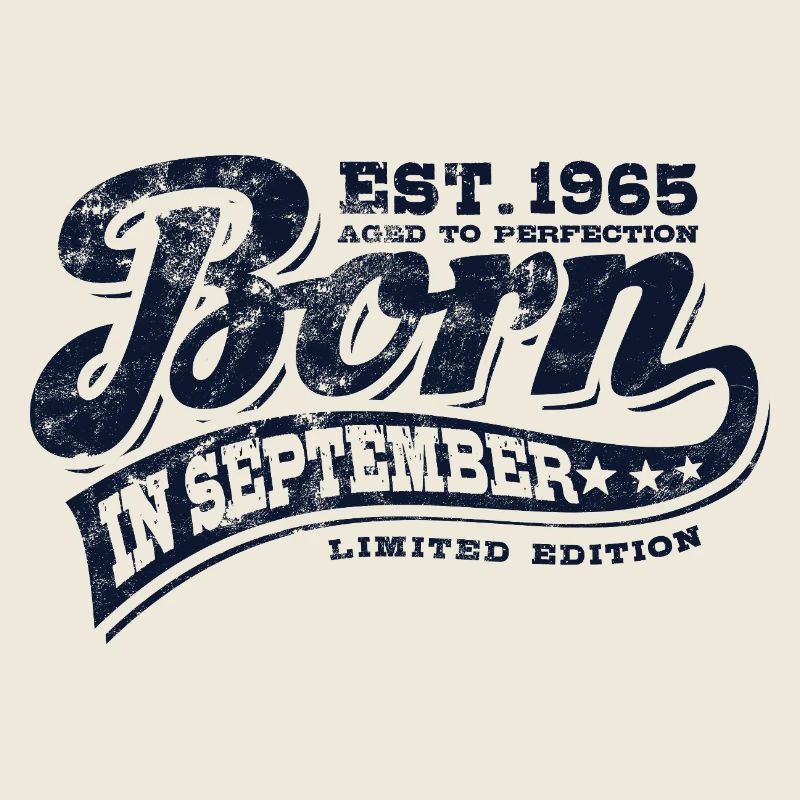 Born in September 1965 - Geburtstag - Geschenk