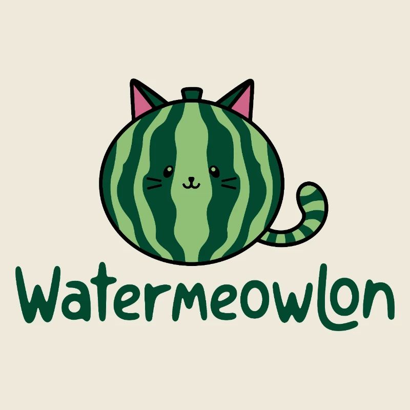 Drôle de miajou d’eau chat melon amis