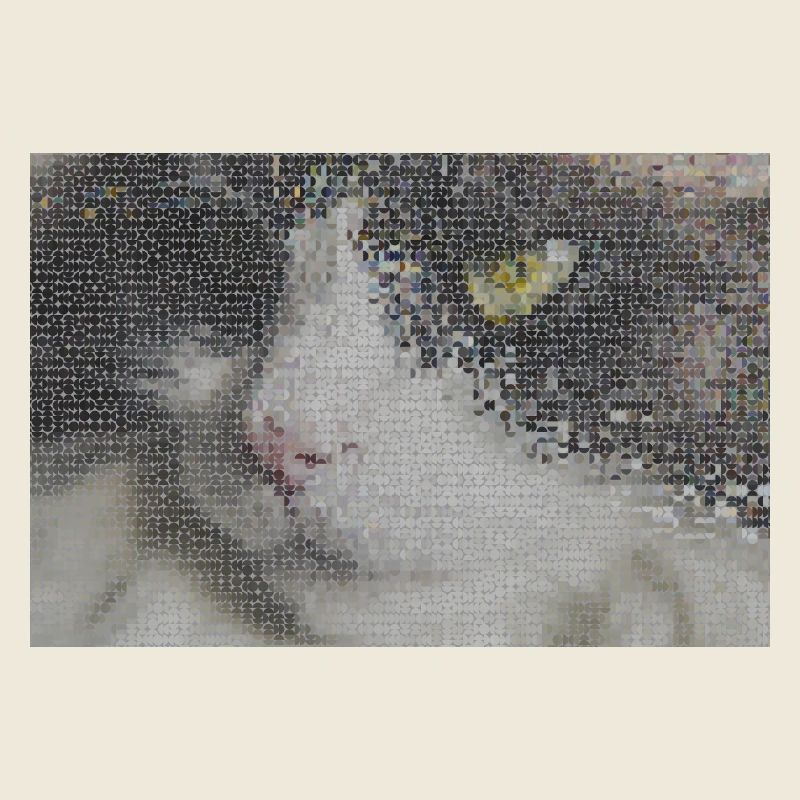 Katzenporträt Mosaik