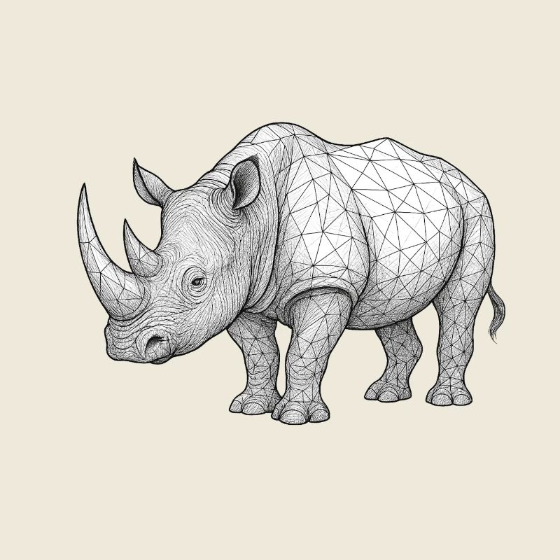 Rhino Wireframe Pattern