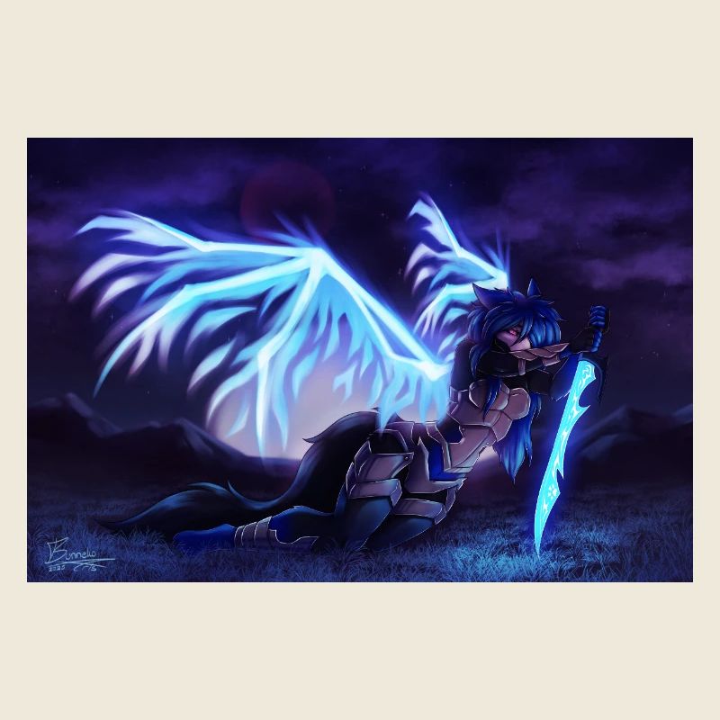 Alóe - Gefallener Engel (von Bunneko_Arts)