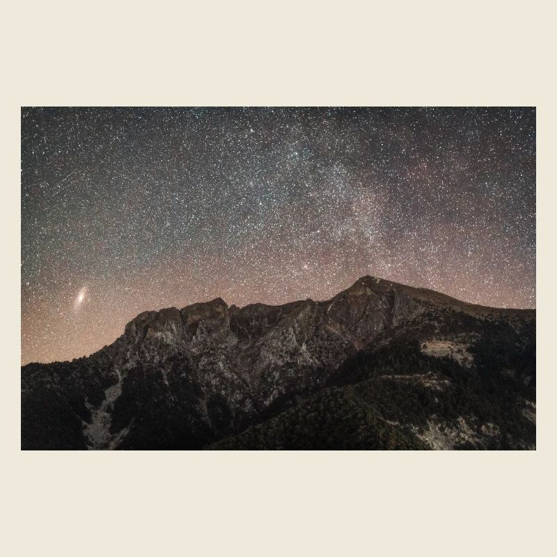 The Night SKy Above Agrafa Mountains	