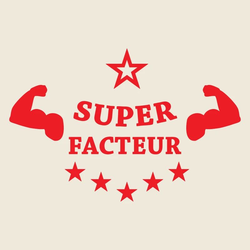 Super facteur bras musclés force humour