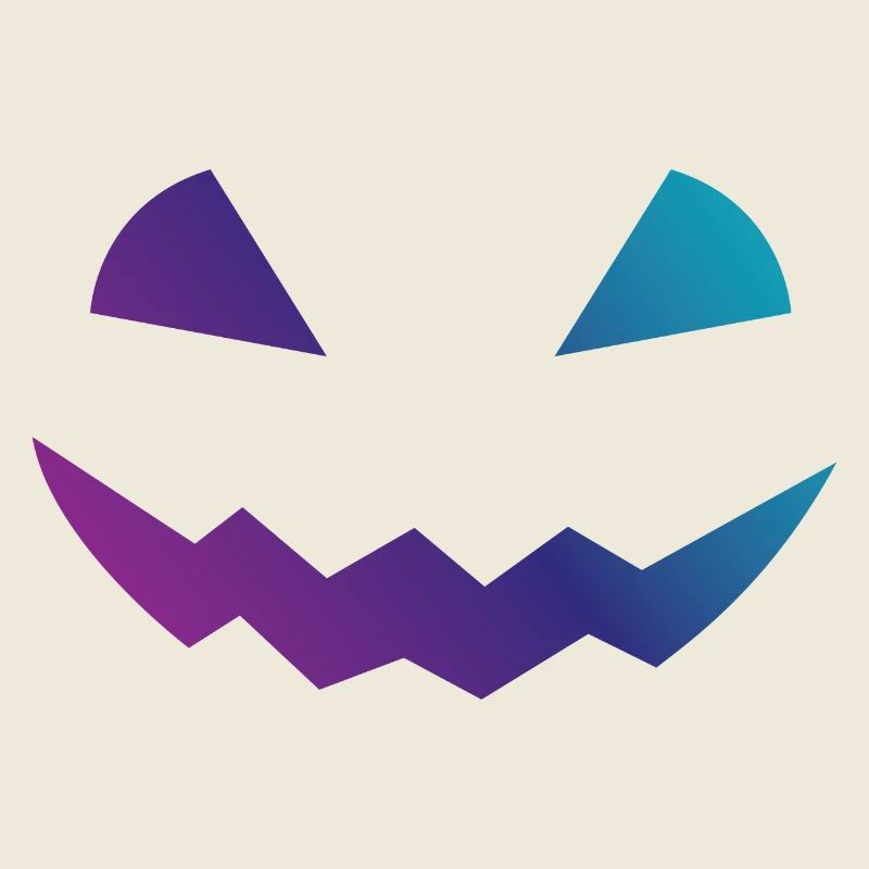 Déguisement de visage de conception de citrouille d’Halloween