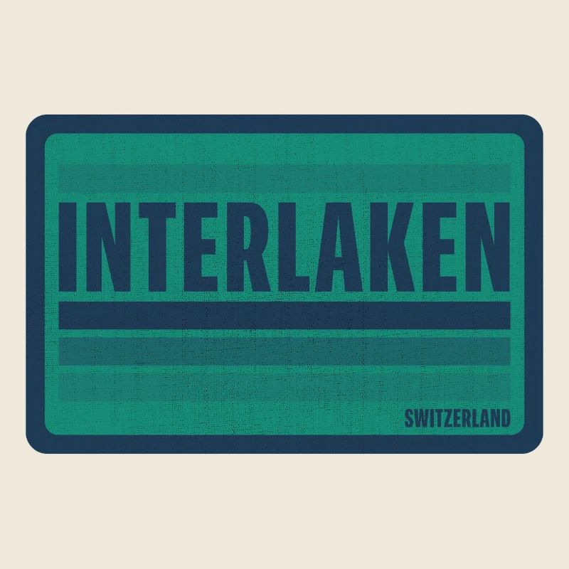 Interlaken Retro Abzeichen