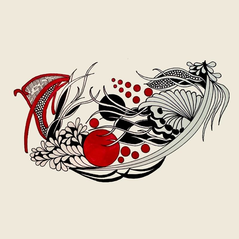 Flowing Flower Shell Waves