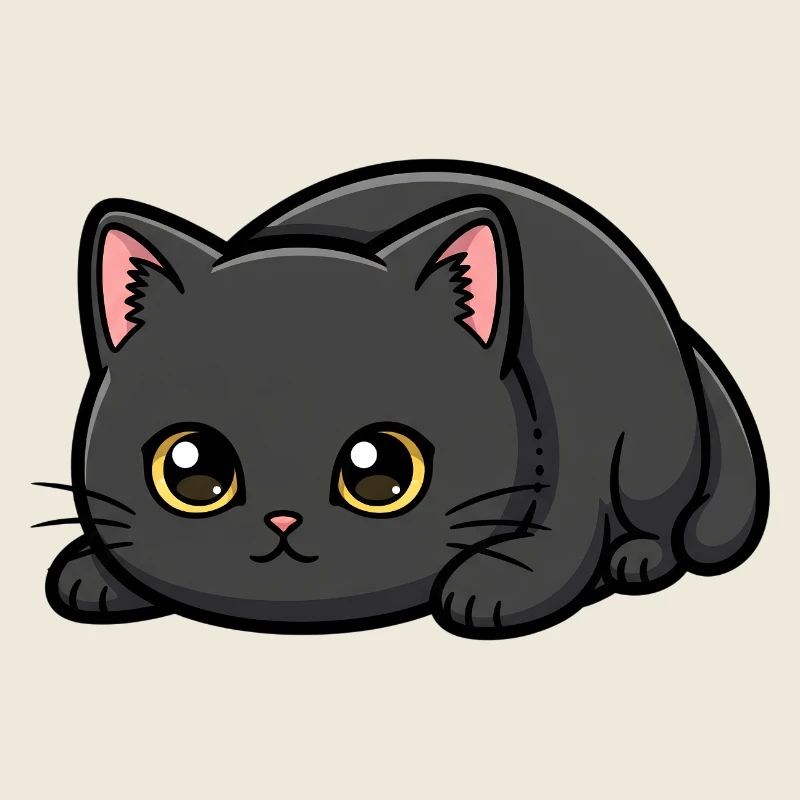 Chaton à moustaches de minuit