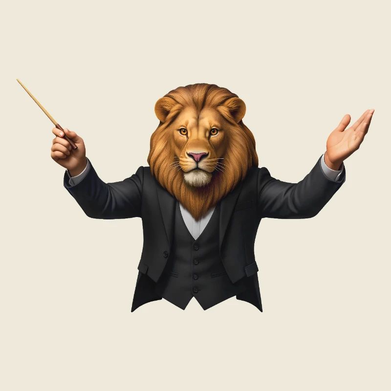 LION CONDUCTOR - animals