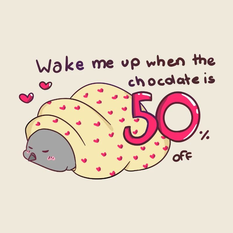 Wake me up when the chocolate is 50% off
