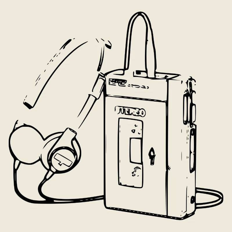 Retro Walkman Kassette