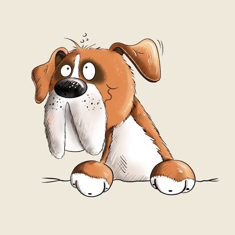 Happy German boxer dog