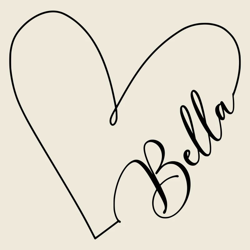 Bella Name Herzlinie