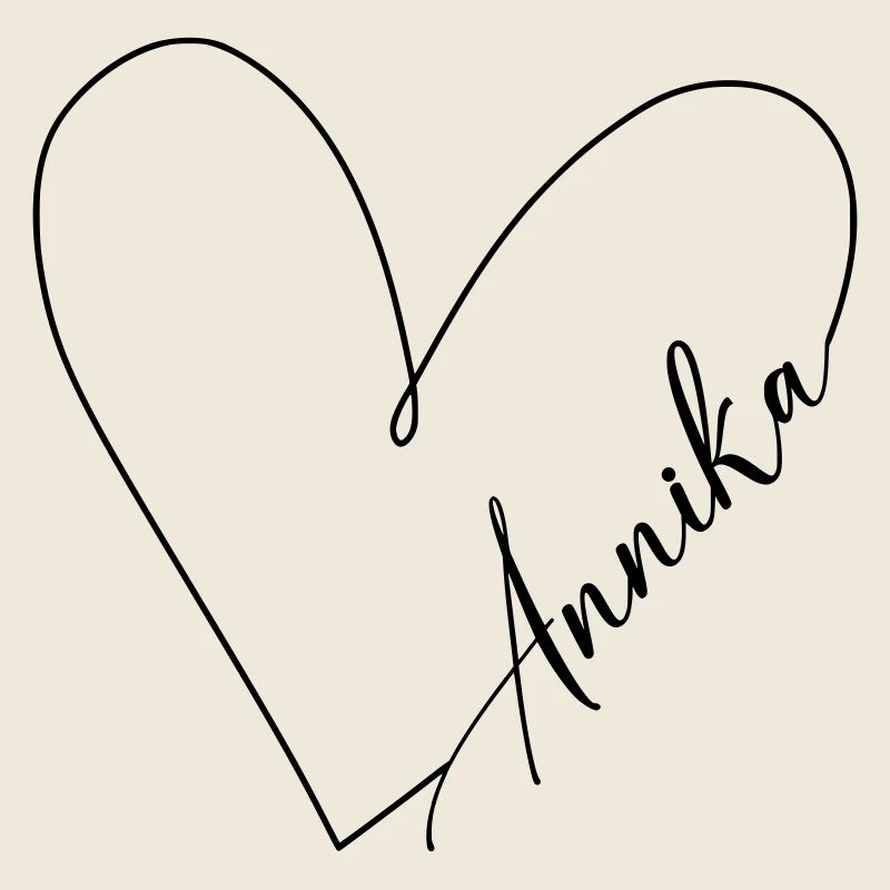 Annika Name Herzlinie