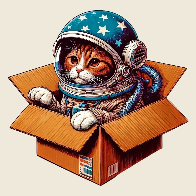 Katze Astronaut