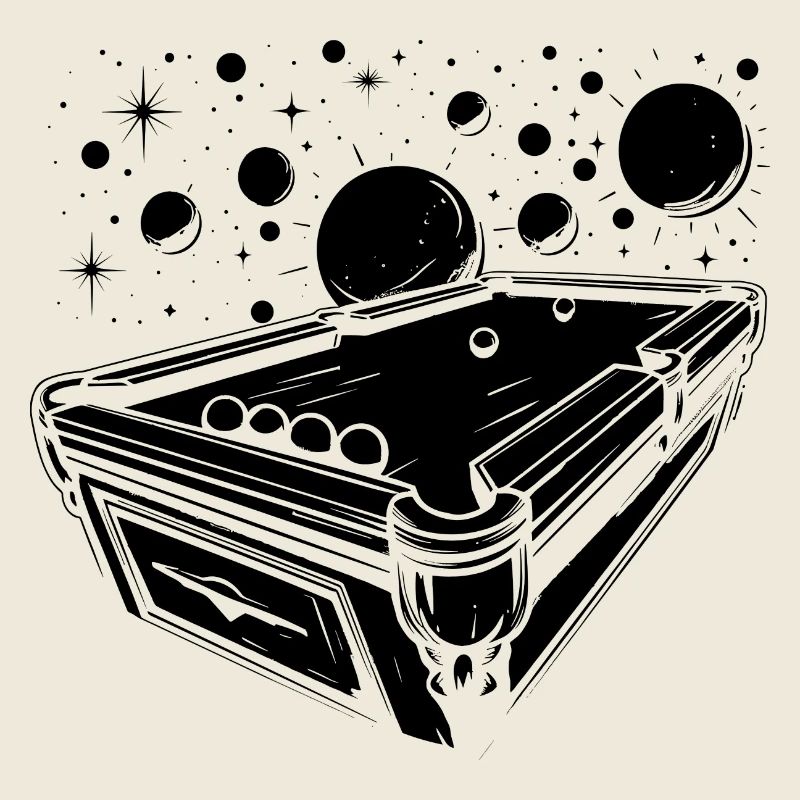 Dessin animé Billard