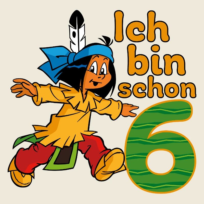 Yakari Ich Bin Schon Sechs Geburtstagsdesign