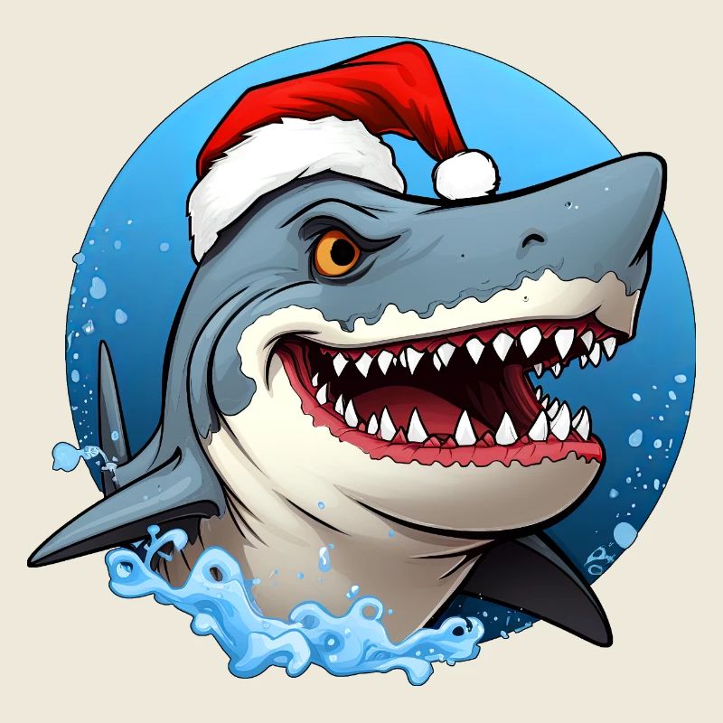 Requin Père Noël