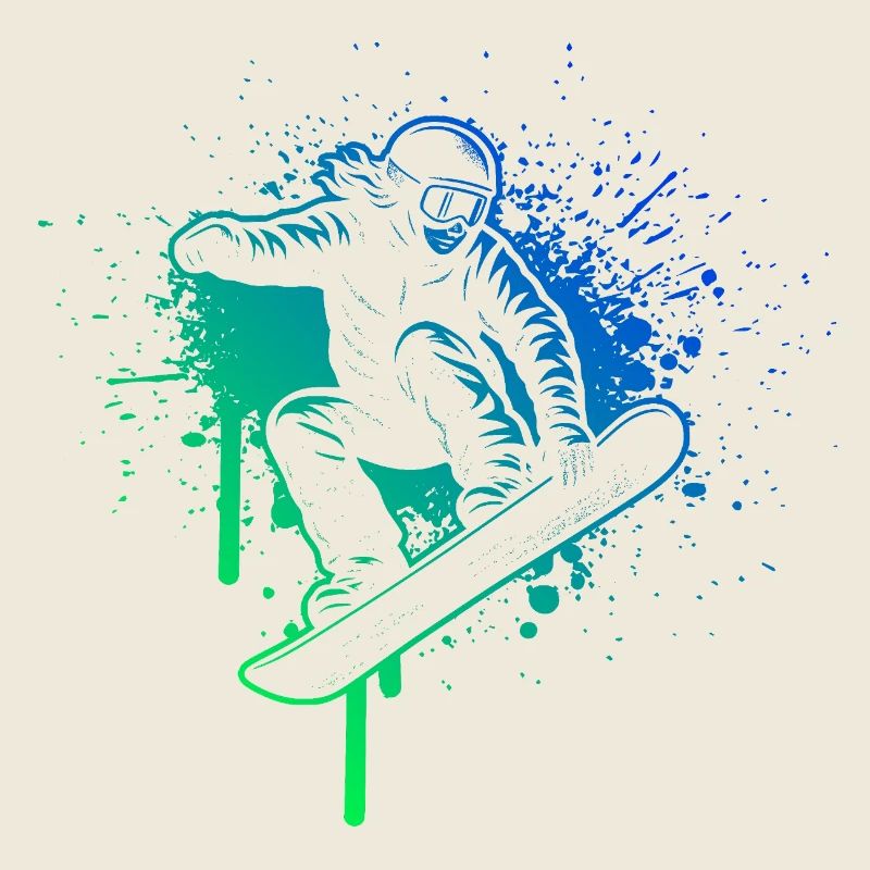 Snowboard Motiv das sofort wirkt