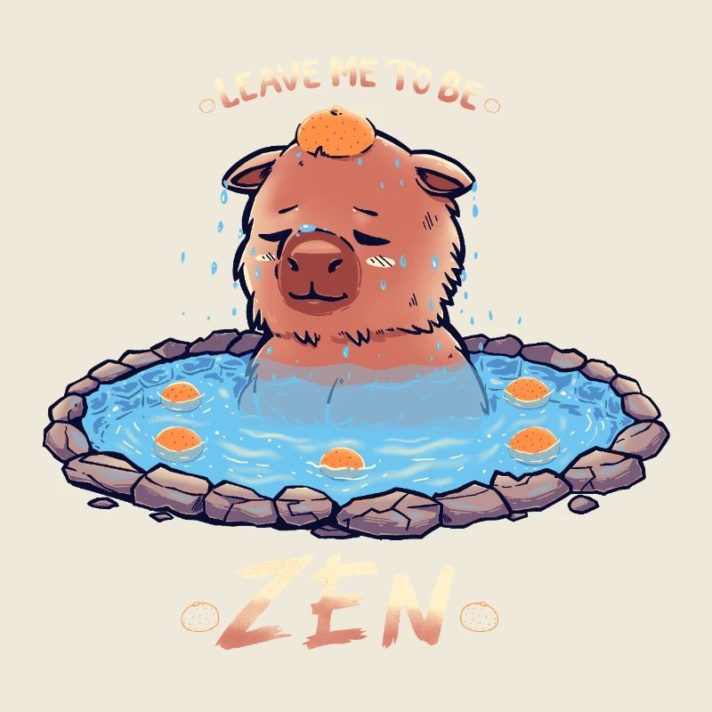 Ich möchte Zen Capybara sein
