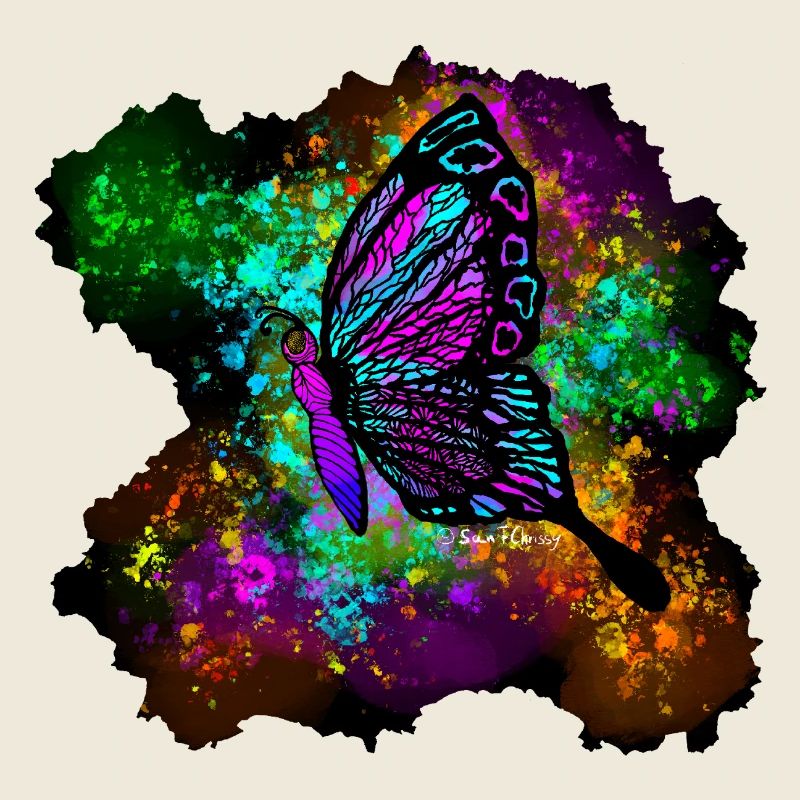 Sprenkel-Schmetterling