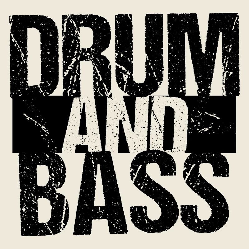 Conception audacieuse du logo Drum and Bass