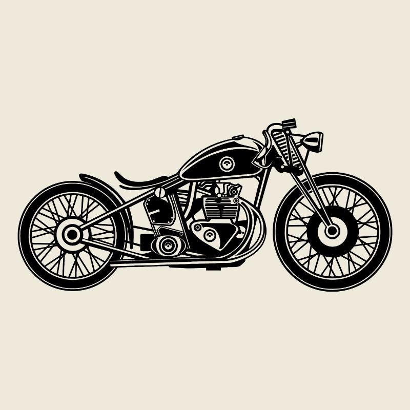 Chopper / Bobber motorcycle 09_black