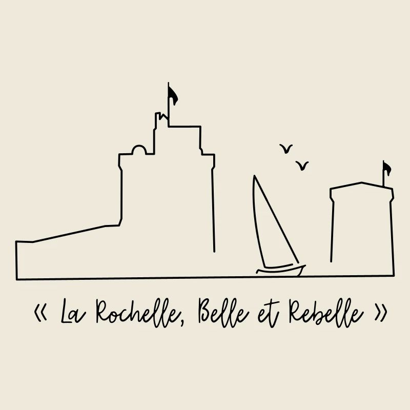 La Rochelle design marron - by Nicolas Poitevin