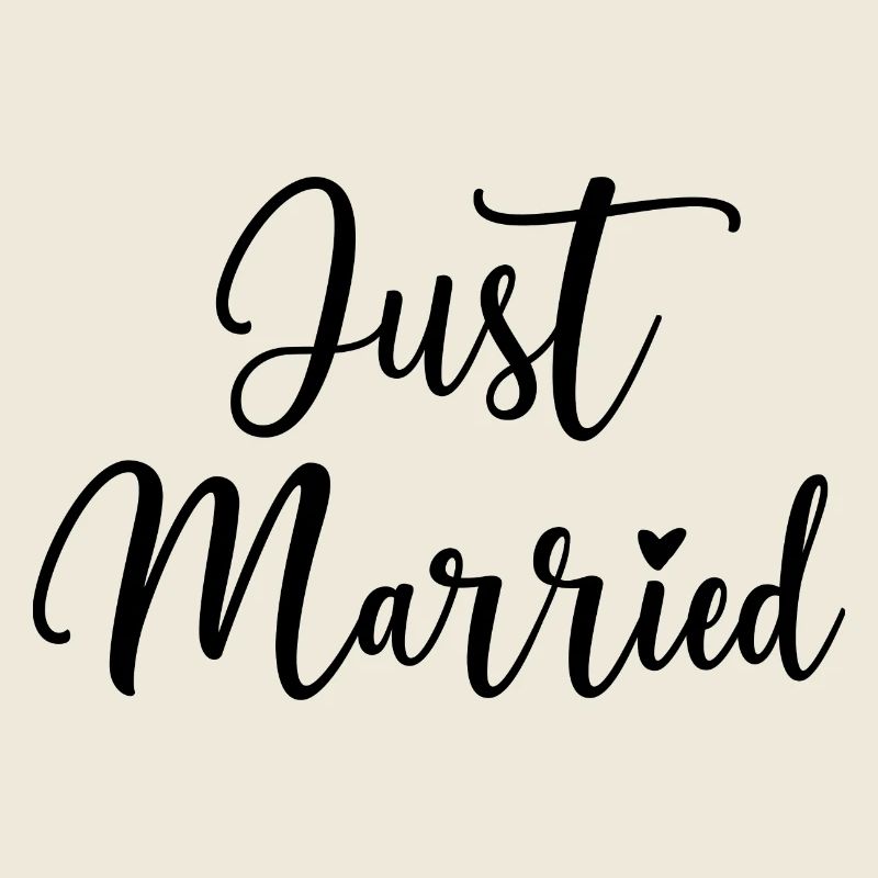 Just Married Heart Gift Idea