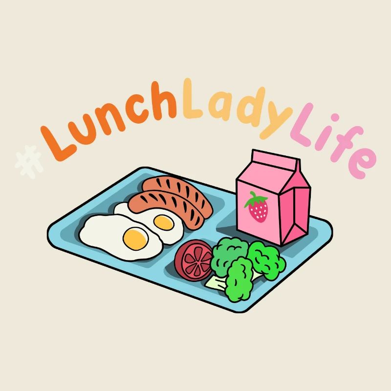 Mittagessen Schule Cafeteria Crew