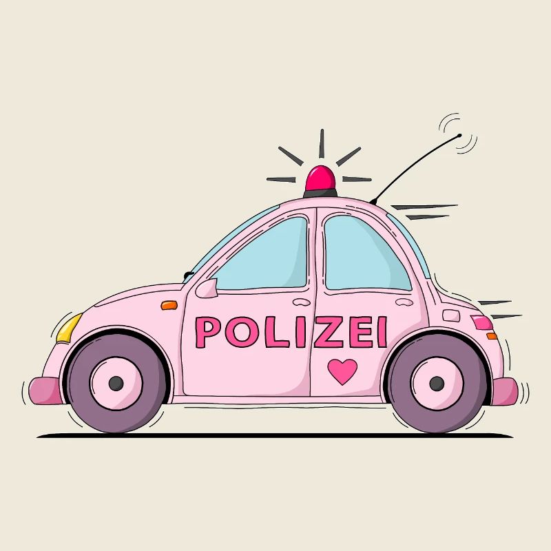 Polizeiauto Rosa