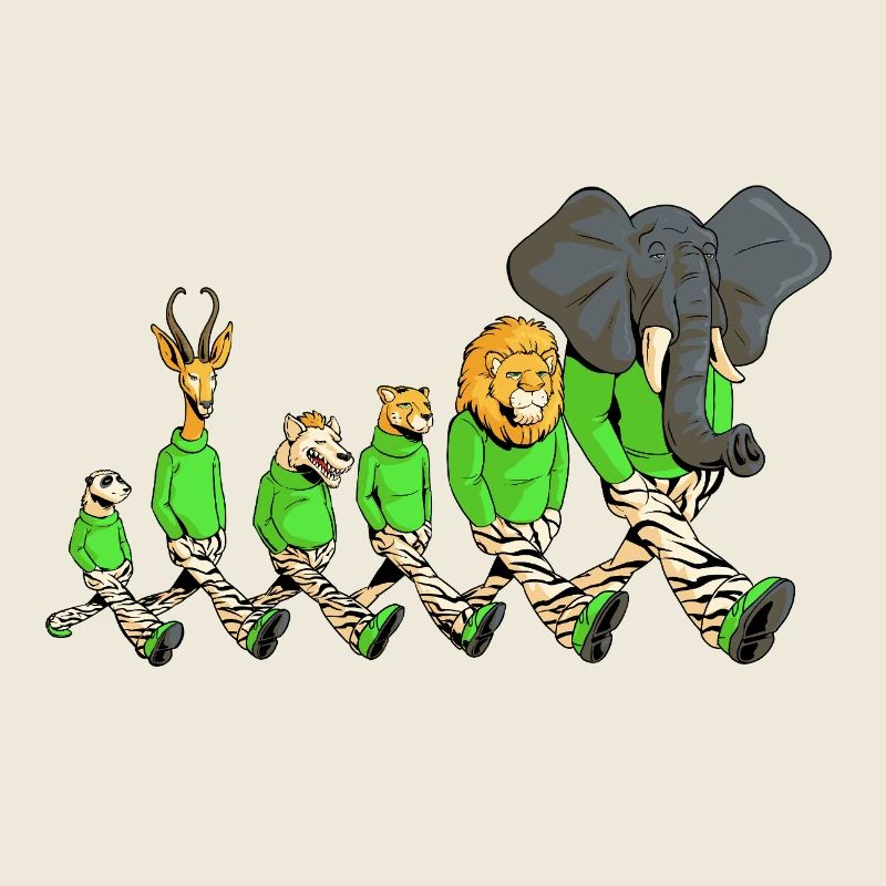 Animaux de la Savane en promenade