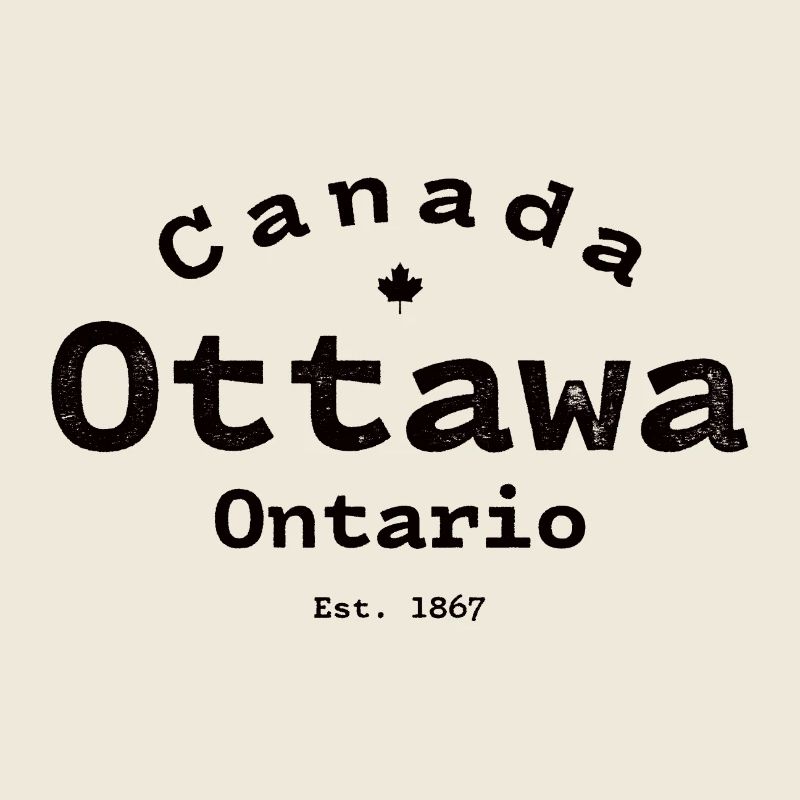 Ottawa 1867 Emblem Vintage