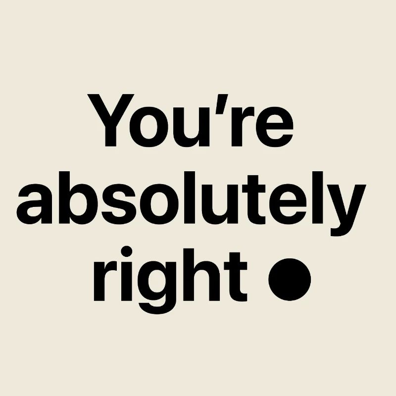 You're absolutely right!