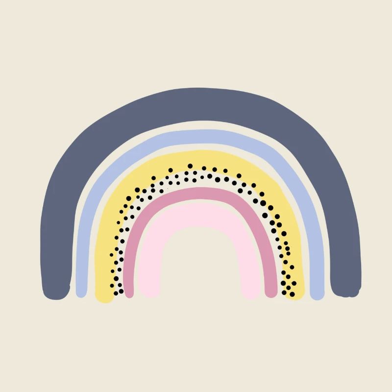 Regenbogen pastell