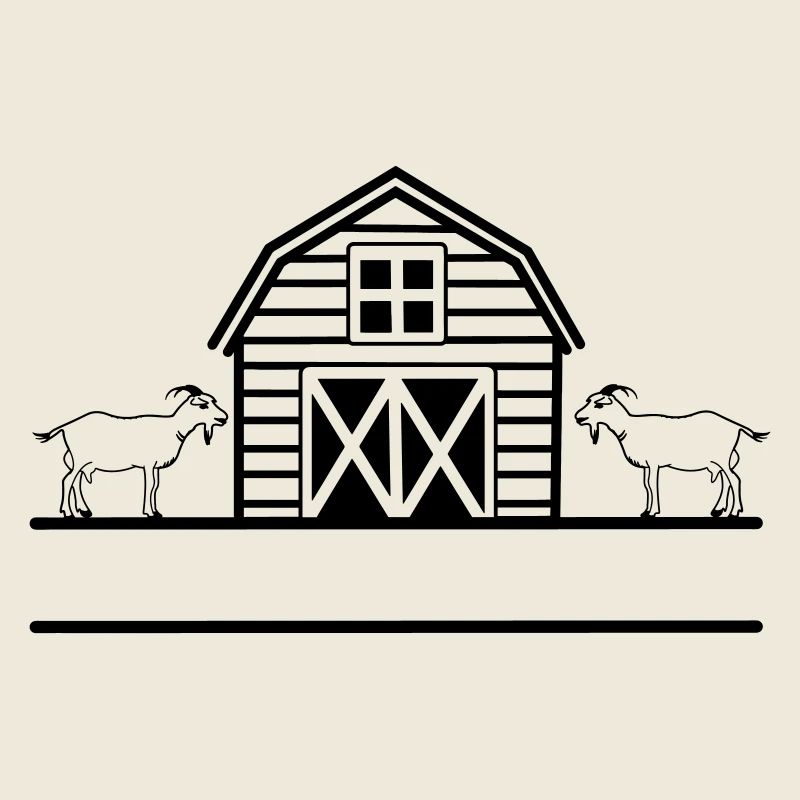 Élevage caprin avec deux chèvres