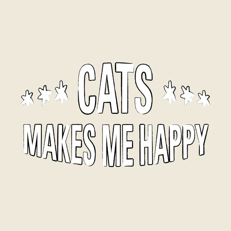 Les chats me rendent heureux