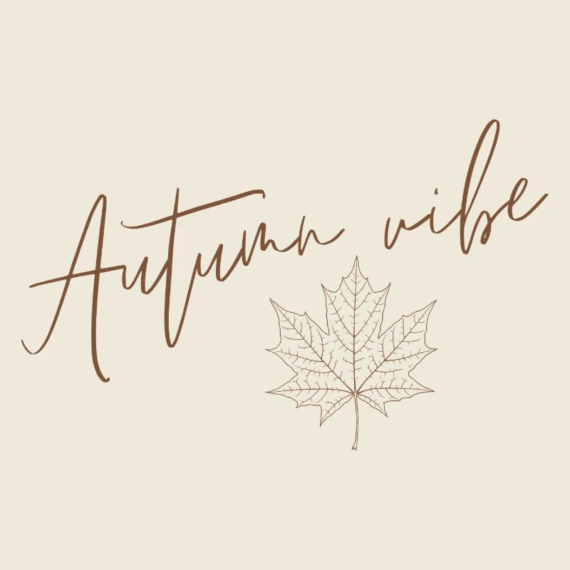 Herbststimmung - Ahornblatt auf Herbsthintergrund
