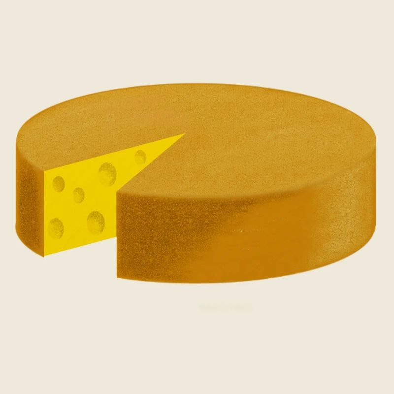 Käse angeschnitten