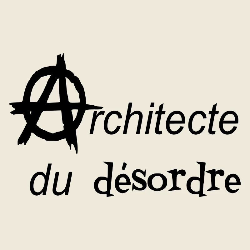 T-Shirt Anarchyarchitekt der Durcheinander-Taschentasche