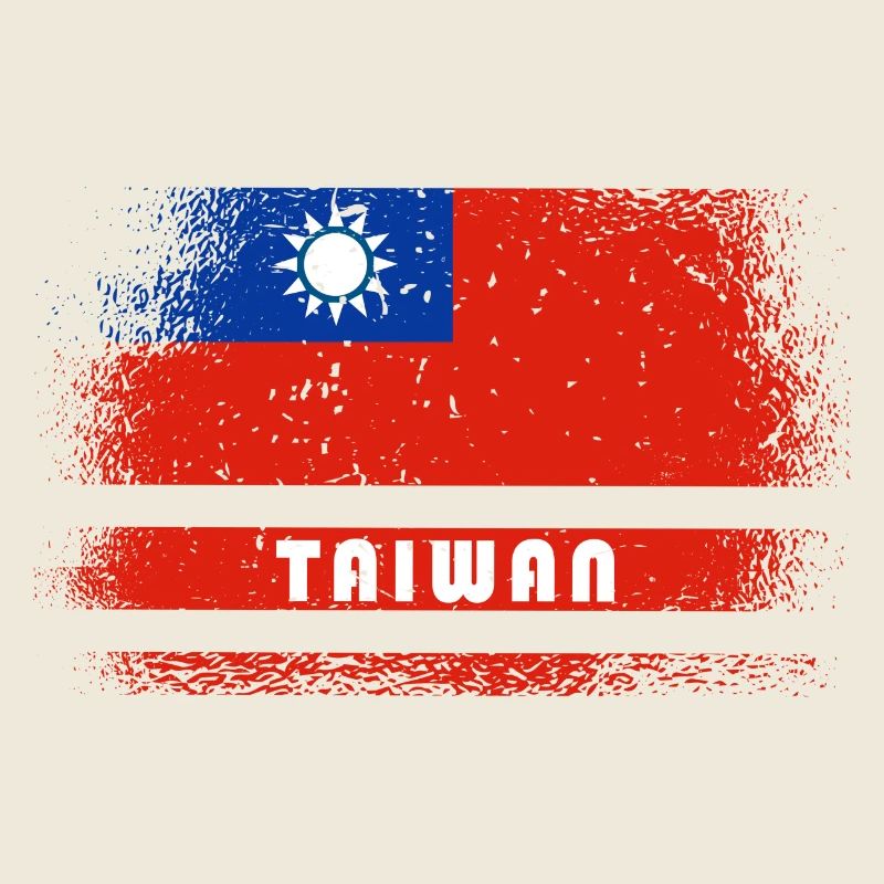 Drapeau vintage de Taiwan