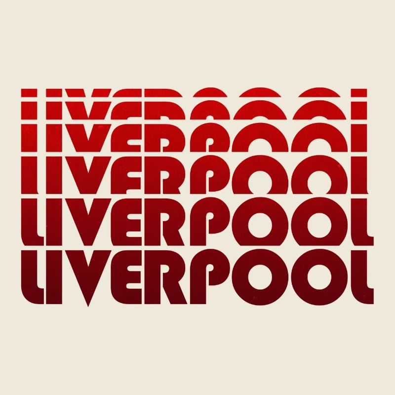 Liverpool Multitext Rétro Design