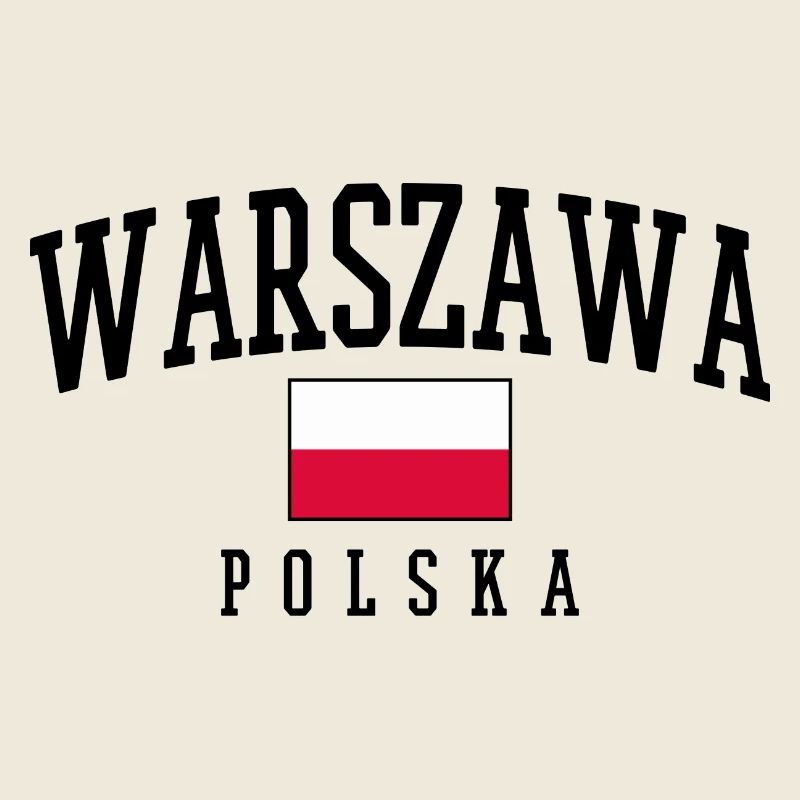 Minimalistische Polnische Flagge Farbblock