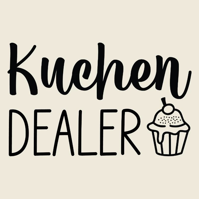 Kuchen Cupcake Script Logo