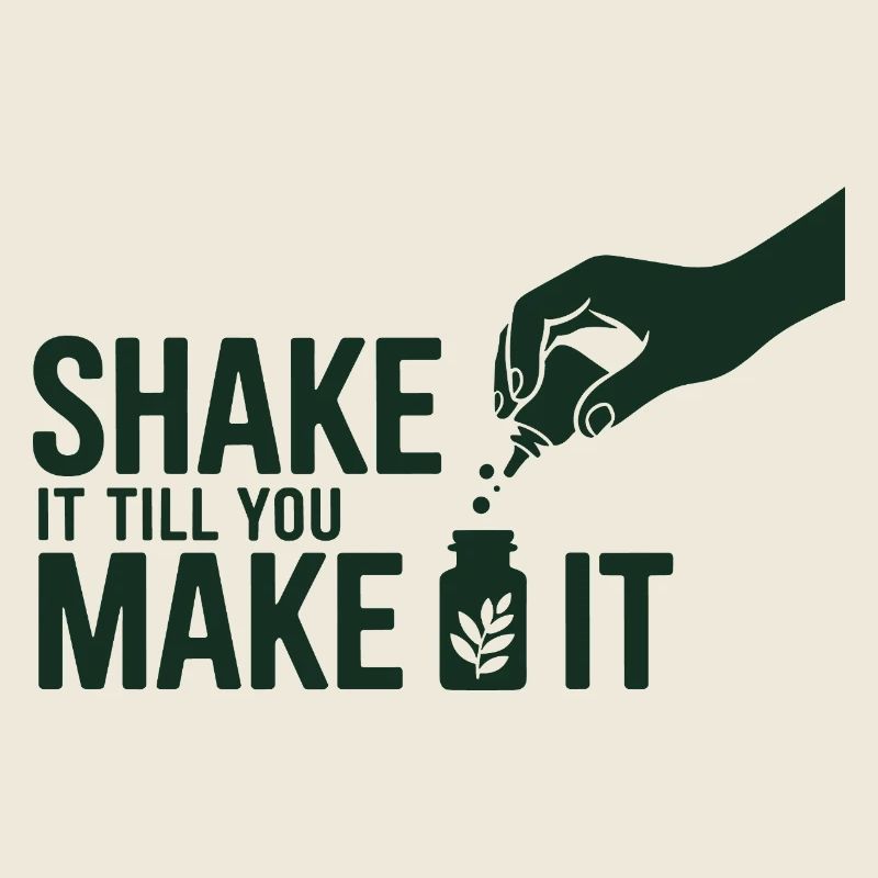 Homeopathy Shake It Till You Make It Professional 