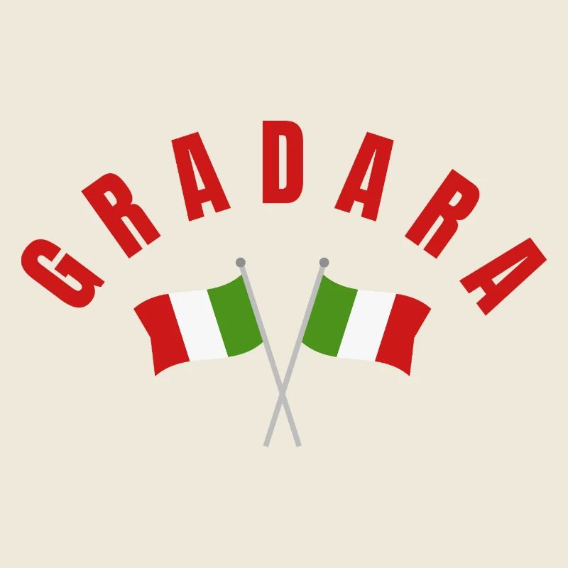Gradara Italian Flags Crest
