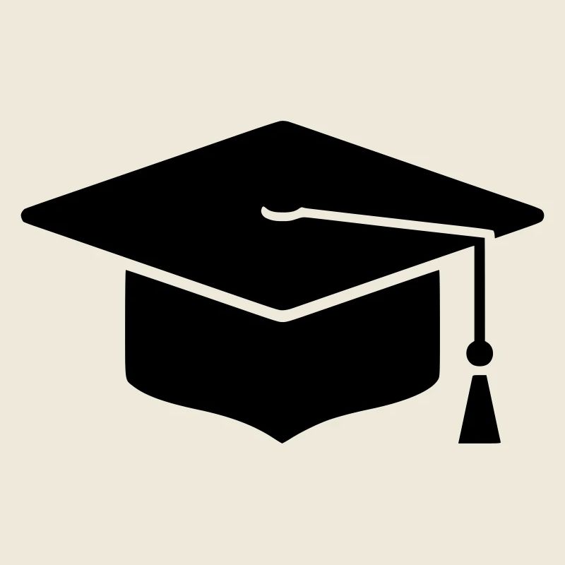 Icône de remise des diplômes du chapeau de doctorat