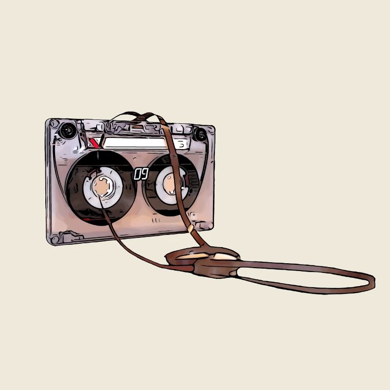 Cassette Rétro Oldschool Saveur Cadeau