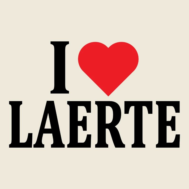Name T-Shirt Ich liebe Laerte T-Shirt Geschenkidee