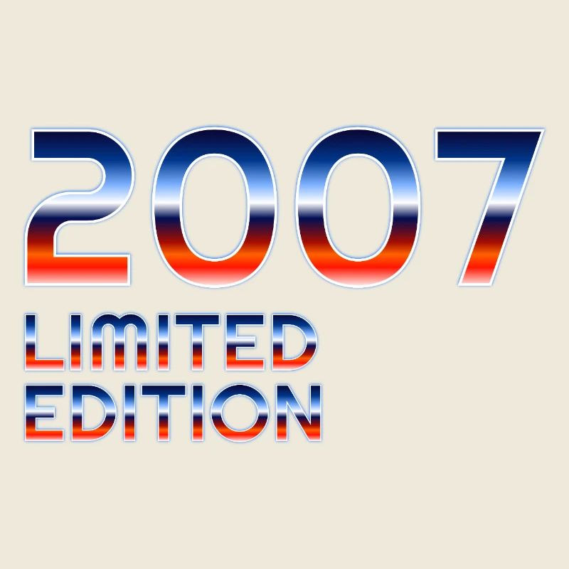 Design rétro 2007 en édition limitée