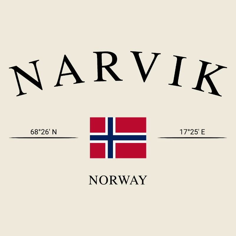 Narvik Norwegen – Urlaub Souvenir & Geschenk